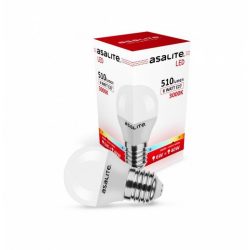 Bec LED Asalite G45 mini glob E27 6W 3000K (510 lumeni)