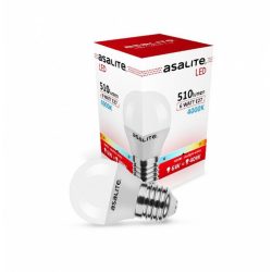 Bec LED Asalite G45 mini glob E27 6W 4000K (510 lumeni)