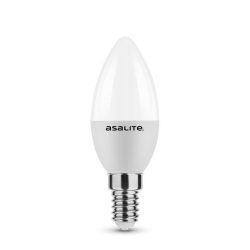 Asalite LED Bulb C37 candle E14 4W 4000K (350 lumens)