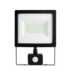 Asalite LED Reflector Slim 50W 6500K (4500 lumeni) + senzor