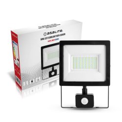   Asalite LED Reflektor Slim 50W 6500K (4500 lumen) + Mozgásérzékelő Szenzor