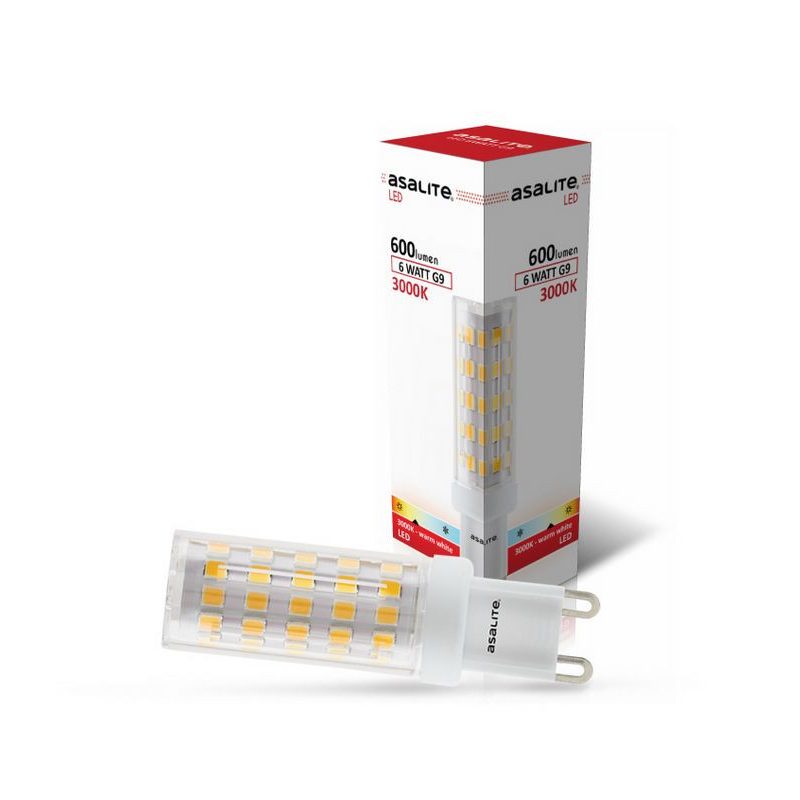 Asalite LED Bulb G9 6W 3000K 600 lumens