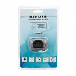   Asalite LED cu baterii Asalite Lampă frontală cu senzor 3W (200 lumeni) negru