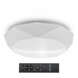   Asalite LED Plafonieră OLIVIA 48W 3000K/4000K/6500K (3400 lumeni) Diamant + Telecomandă CCT