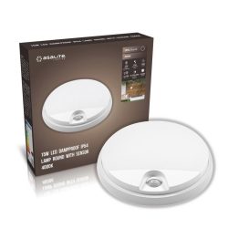   Asalite LED Cseppálló Lámpa IP54 15W 4000K (1400 lumen) Kerek+Szenzor