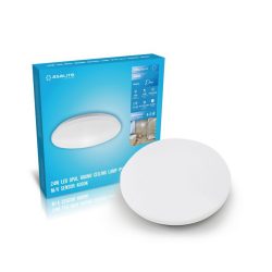   Asalite LED Ceiling Lamp Dora IP44 24W 4000K (2470 lumens) Round +  Microwave sensor