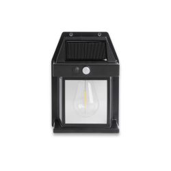   Asalite LED Solar Wall Light IP44 3W 3000K (100 lumen) Black + PIR Sensor