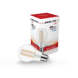   Bec LED Asalite  A60 glob cu filament E27 7W 4000K (806 lumeni)