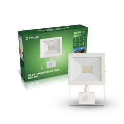   Asalite LED Alb Reflector Slim 30W 4500K (2700 lumeni) + Senzor De Mişcare