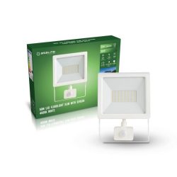   Asalite LED Alb Reflector Slim 50W 4500K (4500 lumeni) + Senzor De Mişcare
