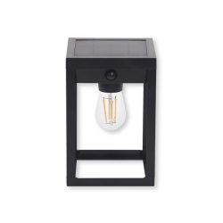   Asalite LED Solar Sensor Wall Light IP44 2W 3000K (200 lumen) Black+Sensor