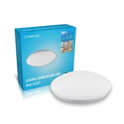 Asalite Ceiling Lamp IP44 1xE27 Socket Round