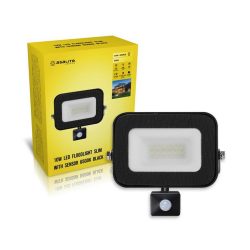   Asalite LED Reflektor Slim 10W 4500K (900 lumen) + Mozgásérzékelő Szenzor