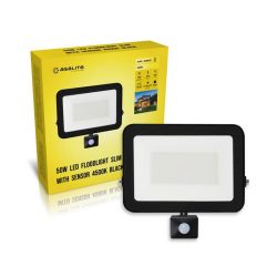 Asalite LED Reflector Slim 50W 4500K (4500 lumeni) + Senzor