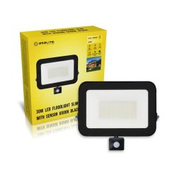 Asalite LED Reflector Slim 30W 6500K (2700 lumeni) + Senzor