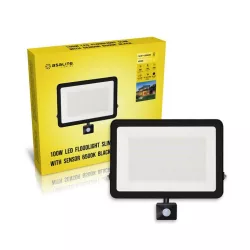   Asalite LED Reflektor Slim 100W 6500K (9000 lumen) + Mozgásérzékelő Szenzor