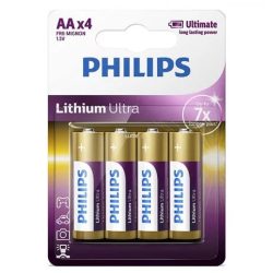 Philips Lithium Ultra AA Battery (FR6LB4A/10) (1,5V) B4