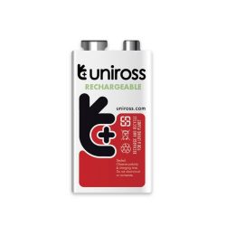 Uniross 9V Rechargeable Battery Ni-MH HYBRIO 200 mAh 9V